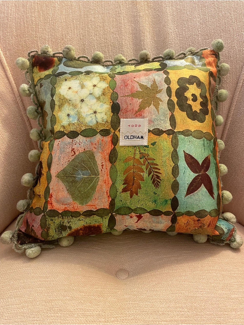 Todd Oldham Vintage 1994 Decorative Pillow